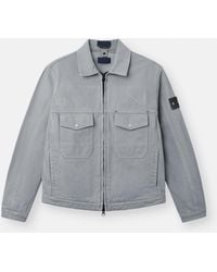 Stone Island - 4100002 Corroded Reflective Light Bull Denim-Tc - Lyst