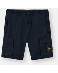 Stone Island - L100019 Brushed Organic Cotton Canvas 'Old' Effect - Lyst
