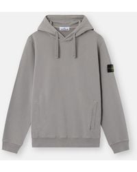 Stone Island - 6100048 Brushed Organic Cotton Fleece - Lyst