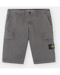 Stone Island - L100018 Organic Cotton Stretch Broken Twill 'Old' Effect - Lyst