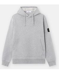 Stone Island - 6100062 Organic Mélange Cotton Fleece - Lyst