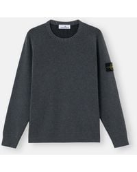 Stone Island - 5100033 Plated Rib Cotton Bouclé - Lyst