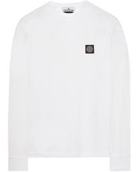 Stone Island - Long Sleeve T-shirt Cotton - Lyst