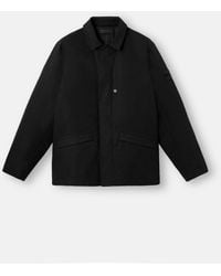 Stone Island - A100001 Weatherproof Cotton Canvas Ghost - Lyst