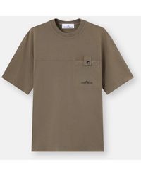 Stone Island - 2100028 Organic Cotton Jersey - Lyst