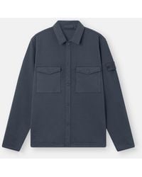 Stone Island - 6100026 Heavy Organic Cotton Fleece S. I. Ghost - Lyst