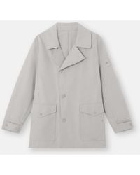 Stone Island - 4100046 All-Weather Cotton Canvas S. I. Ghost - Lyst