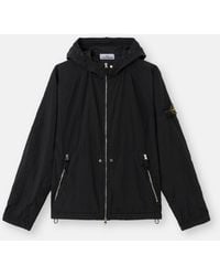 Stone Island - Windbreaker Hoodie Jacket - Lyst