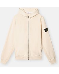 Stone Island - 6100021 Malfilé Fleece 'Old' Effect - Lyst