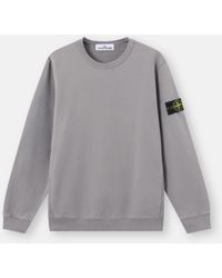 Stone Island - 6100049 Brushed Organic Cotton Fleece - Lyst