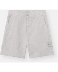Stone Island - L100003 Cotton Linen Canvas S. I.Ghost - Lyst