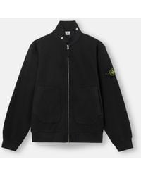 Stone Island - 6100014 Mesh Stitch Organic Cotton Fleece - Lyst