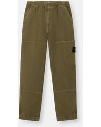 Stone Island - 3100005 Organic Panama Cotton 'Old' Effect - Lyst