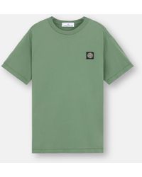 Stone Island - 24113 60/2 Cotton Jersey - Lyst