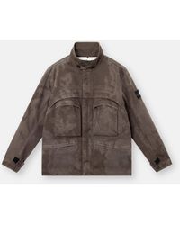 Stone Island - 4100022 Raso Gommato 3L Laser Camo - Lyst
