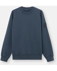 Stone Island - 6100028 Heavy Organic Cotton Fleece S. I. Ghost - Lyst