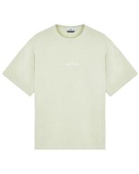 Stone Island - T-shirt manches courtes coton - Lyst