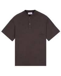 Stone Island - T-shirt a maniche corte cotone - Lyst