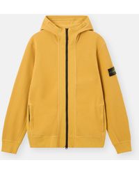 Stone Island - 6100058 Organic Cotton Waffle Fleece - Lyst