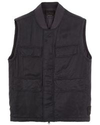 Stone Island - Waistcoat Cupro - Lyst