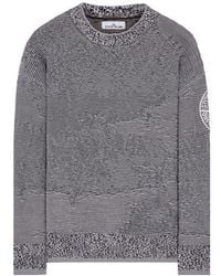 Stone Island - Sweater baumwolle, polyamid - Lyst