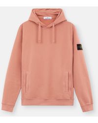 Stone Island - 60820 Brushed Organic Cotton Fleece - Lyst