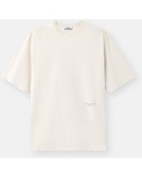 Stone Island - 2100018 Combed Organic Cotton Jersey S. I. Marina - Lyst