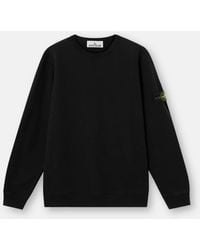 Stone Island - 6100049 Brushed Organic Cotton Fleece - Lyst