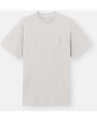Stone Island - 2100021 Organic Cotton Jersey Crepe S. I. Ghost - Lyst