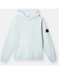 Stone Island - 6100037 Malfilé Fleece 'Old' Effect - Lyst