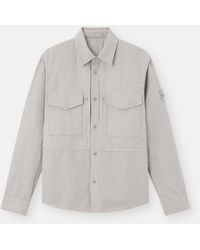 Stone Island - 1200012 Cotton Linen Canvas S. I.Ghost - Lyst