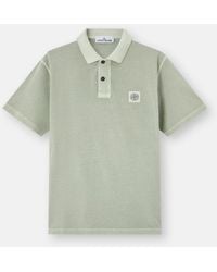Stone Island - 2200013 Organic Cotton Jersey 'Fissato' Effect - Lyst