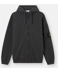 Stone Island - 6100016 Brushed Organic Cotton Fleece - Lyst