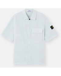 Stone Island - 1100025 Stretch Organic Cotton Twill - Lyst