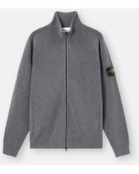 Stone Island - 5100034 Plated Rib Cotton Bouclé - Lyst