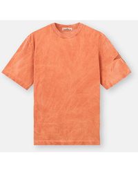Stone Island - 2100024 Uneven Pigment Dyed Organic Cotton Jersey - Lyst