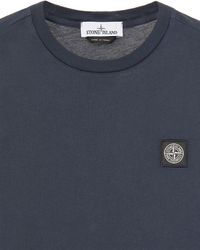 Stone Island Cotton Black Long Sleeve Arm Badge T-shirt for Men - Lyst