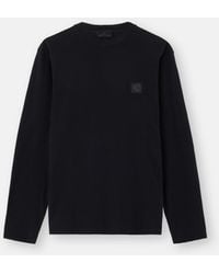 Stone Island - 2100036 Organic Cotton Jersey Crepe S. I. Ghost - Lyst