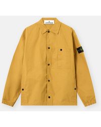 Stone Island - 1200018 Double-Coated Cotton Ripstop - Lyst