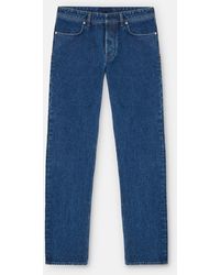 Stone Island - J100005 Denim-Medium Grainy Wash - Lyst