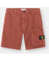 Stone Island - L100014 Organic Panama Cotton 'Old' Effect - Lyst