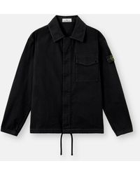 Stone Island - 1200014 Cotton Herringbone - Lyst