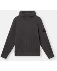 Stone Island - 6100005 Organic Cotton Waffle Fleece - Lyst