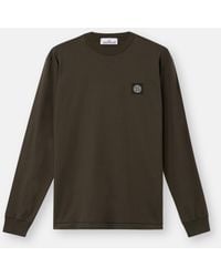 Stone Island - 2100031 60/2 Cotton Jersey - Lyst