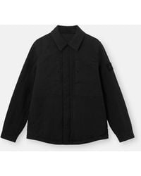 Stone Island - 4100038 Cotton Linen Quilted-Tc S. I. Ghost - Lyst