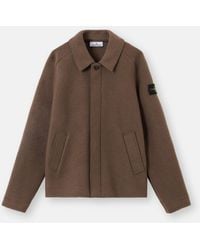 Stone Island - 5100042 Felted Rws Wool - Lyst