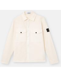 Stone Island - 1200003 Stretch Organic Cotton Twill - Lyst
