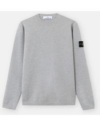 Stone Island - 5100023 Micro Stitch Soft Organic Cotton - Lyst