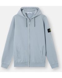 Stone Island - 6100067 Brushed Organic Cotton Fleece - Lyst