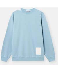 Stone Island - 6100055 Cotton Fleece S. I. Marina - Lyst